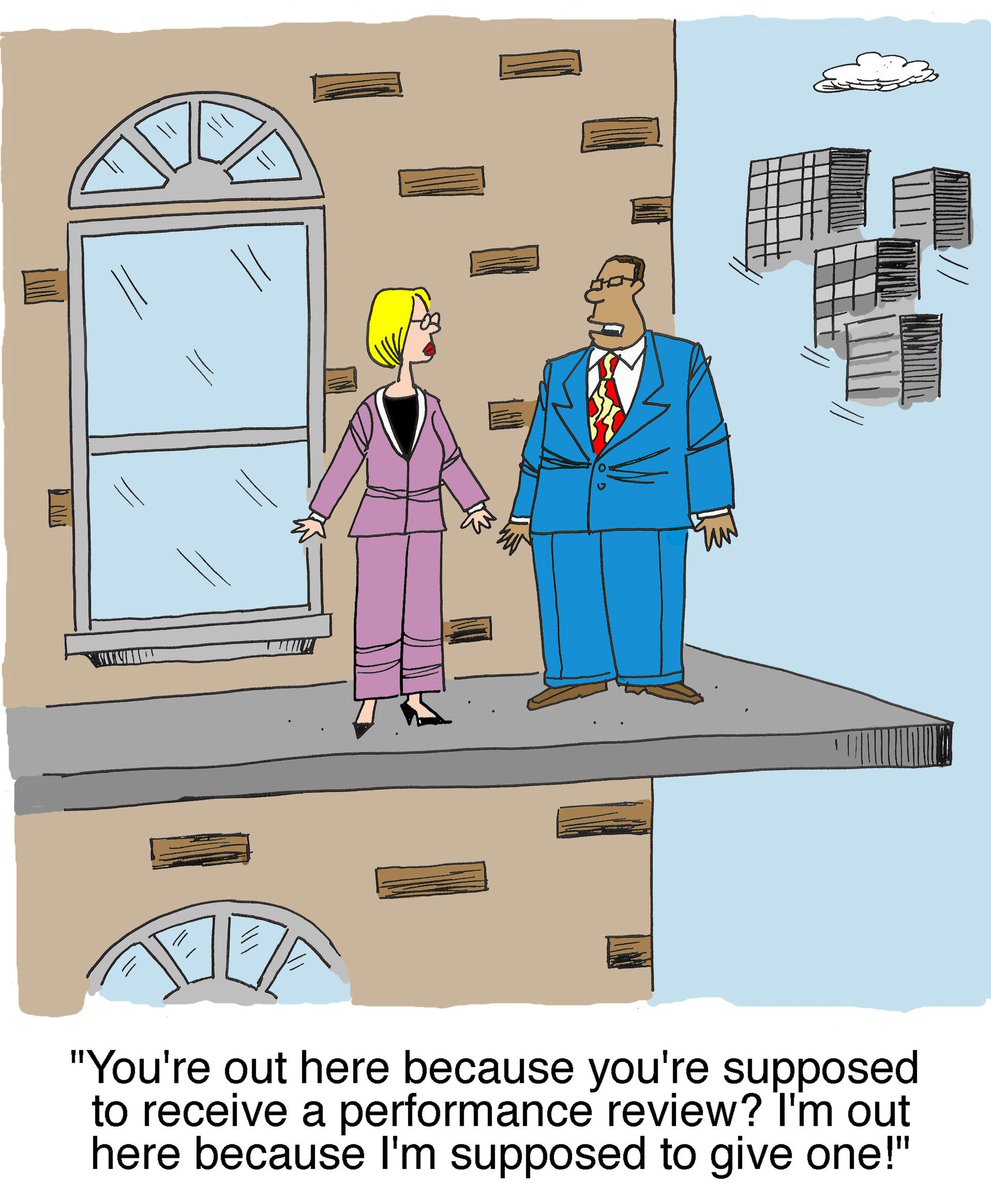 Even #leaders and #managers need to laugh. RT this cartoon to spread some laughter. #HR #humanresources #management