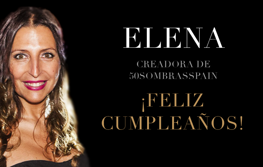 50SombrasSpain's tweet photo. ¡¡Feliz cumpleaños Elena!! ¡¡Te queremos muchísimo!! http://t.co/38RDcbklxf http://t.co/52fYgnDo65