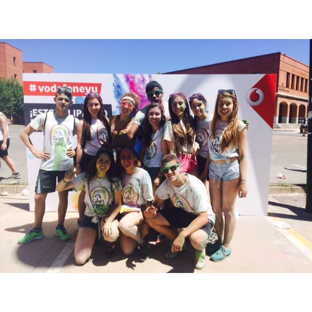claraaguilar98's tweet photo. #ColorRaceLeon #vodafoneyu http://t.co/M8nORwHACO