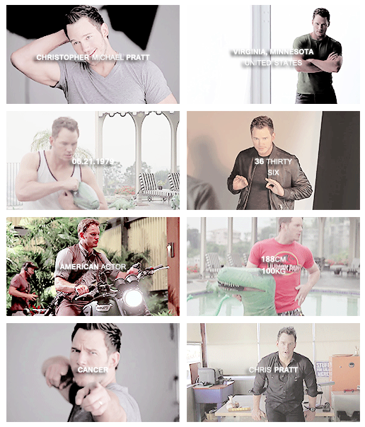 Happy 36th birthday, Chris Pratt! (credit&quote ; argentskye.tumblr) 