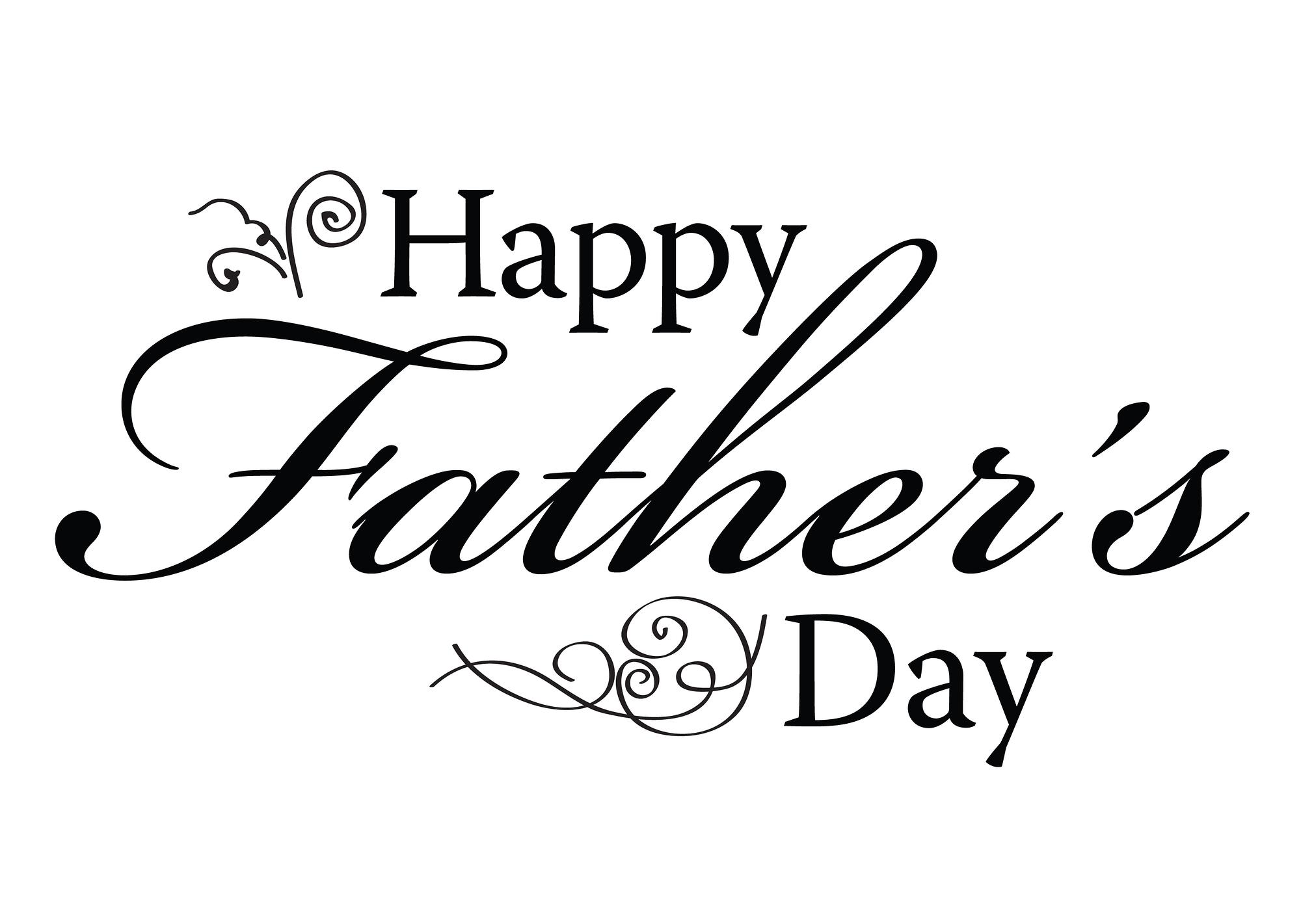 Надпись Happy fathers Day