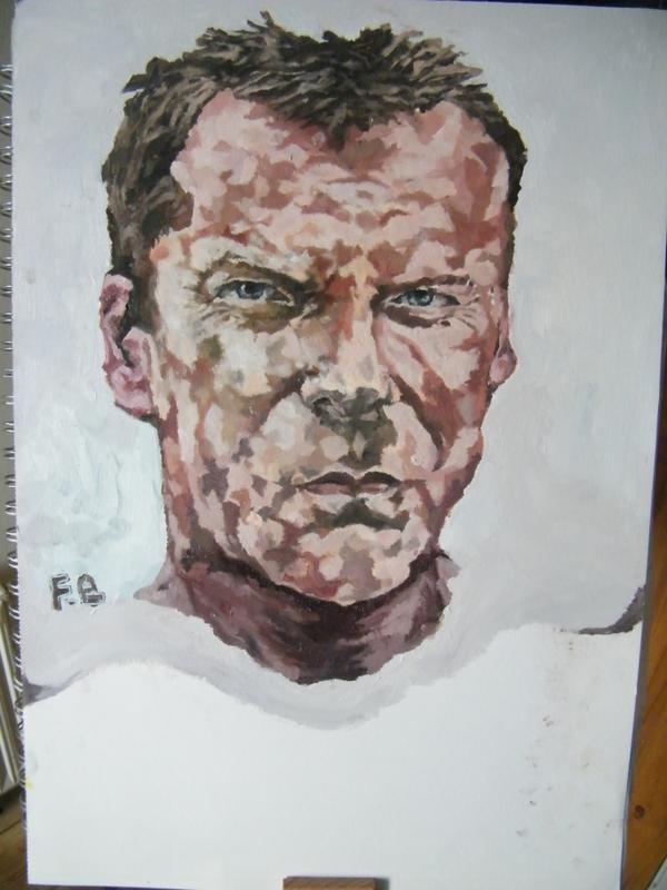 franxevans's tweet photo. A2, Oil painting of #KieferSutherland aka #JackBauer #portrait http://t.co/rWFxQYsMn2