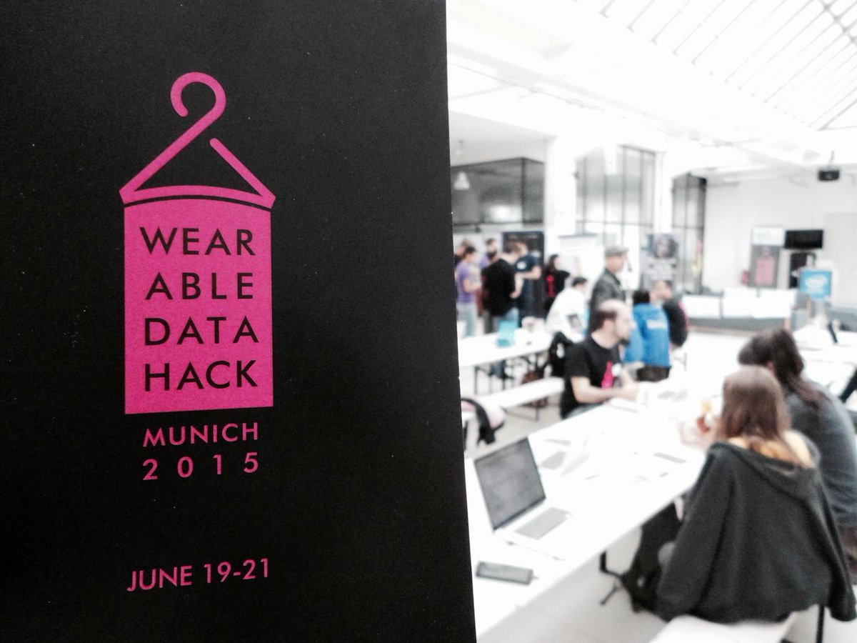 Datarella's tweet photo. That was the WEARABLE DATA HACK 2015 - a big thank you everyone - you were awesome! #wdh15 http://t.co/xln6bZPkAY