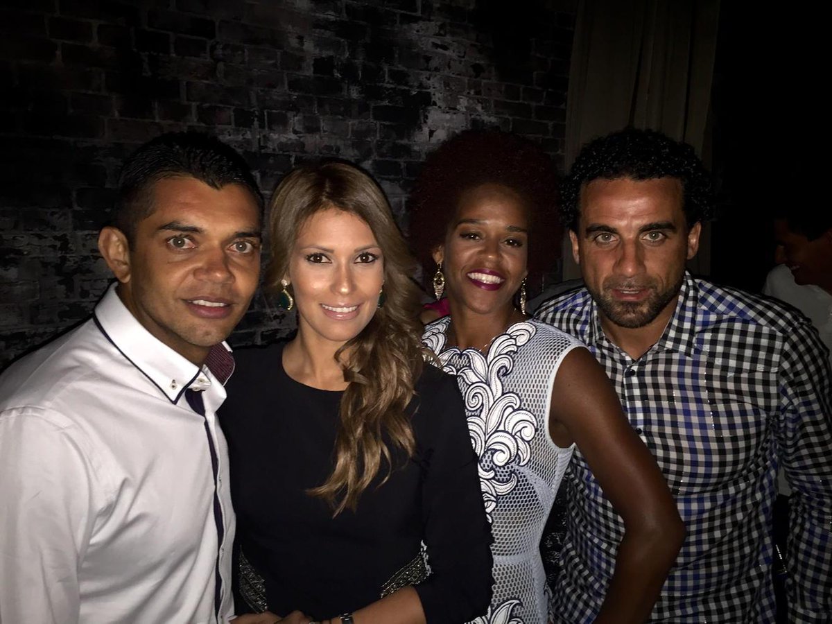 Luciaguevara20's tweet photo. With Dwayne De Rosario and Bumni at the Afterparty!!! 🎉 #Blast #AG20 #DeRo #LovingToronto http://t.co/l0cBIqEojX
