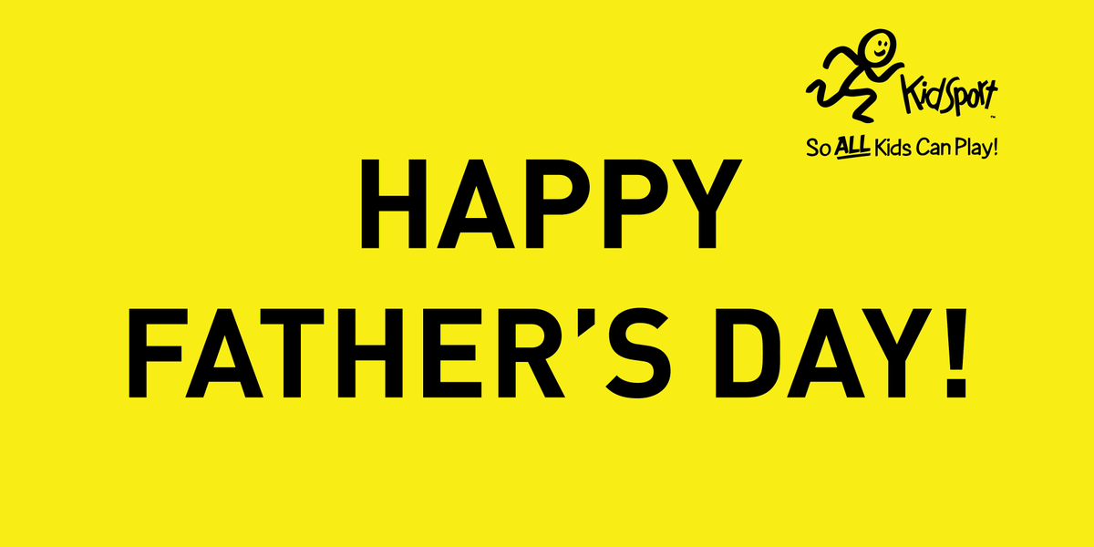 KidSport's tweet photo. A huge thank to all fathers out there who allow us to help support their kids through sport. Happy Father's Day! http://t.co/HNuc7dVuB5