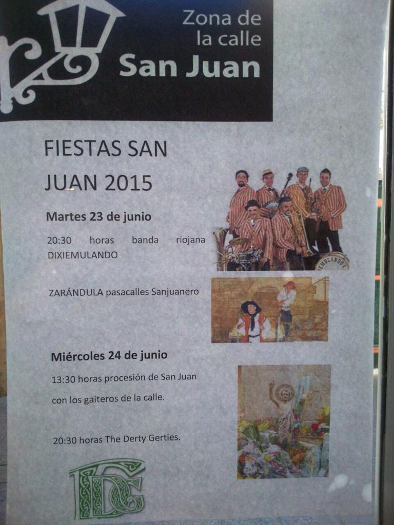 Este martes y miércoles fiestas de la calle San Juan.. No dudéis en venir.. Os esperamos!!!
