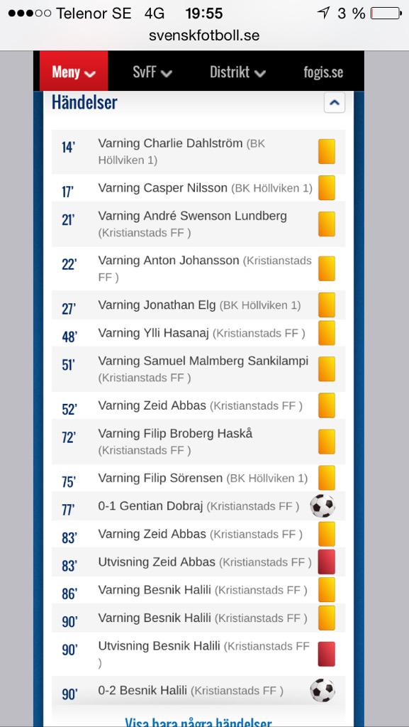 SammeSankilampi's tweet photo. Go vinst #kaosmatch http://t.co/u1V3Gk6JEI