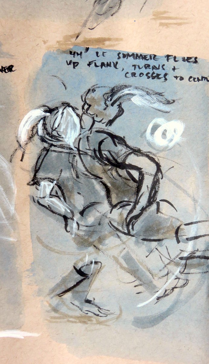 SoccerInSepia's tweet photo. Player studies fr pitchside of #FRAvsKOR of #WWC2015: Le Sommer, Seoyeon Shim,Wendy Renard, &amp; Yumi Kang. @shwapsies http://t.co/RE4oqKhQZv