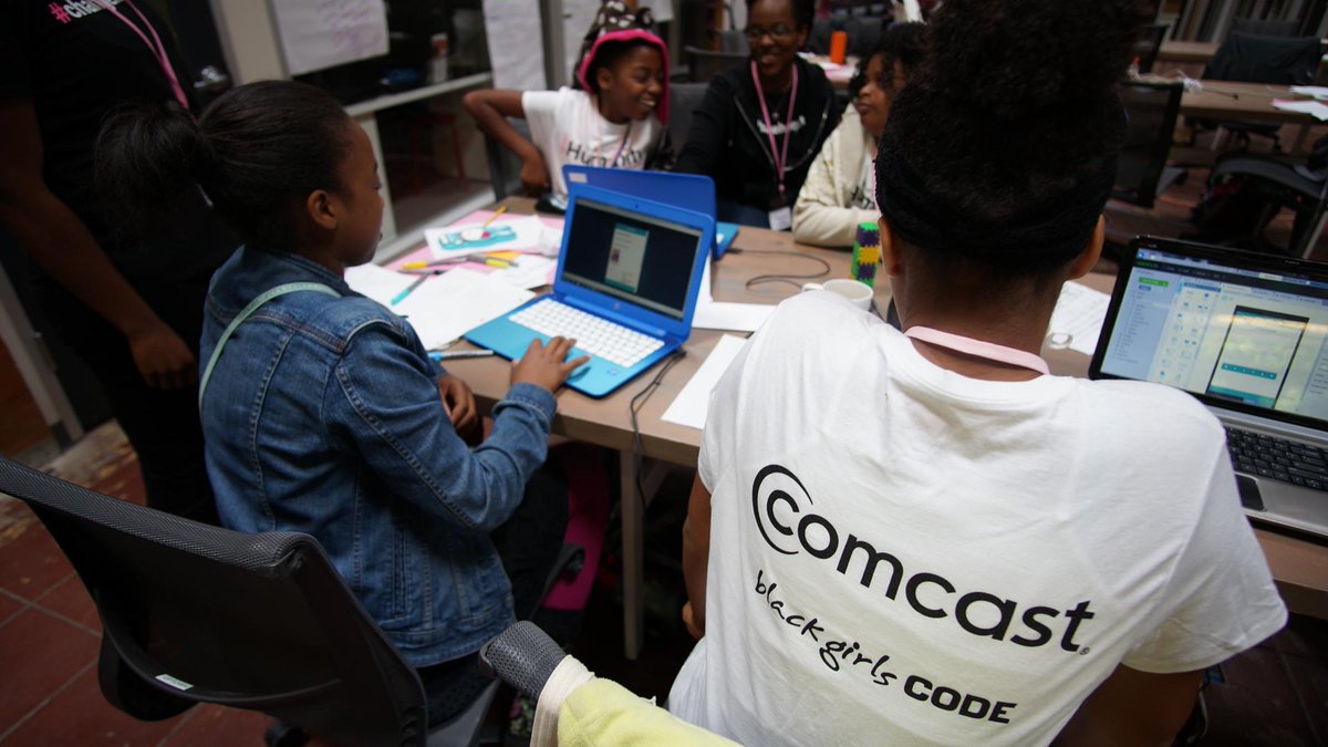 foothillexpwy's tweet image. BlackGirlsCode: Thank you comcast for sponsoring #BGCHackathon #ChangeHerPath #bgcprojecthumanity
