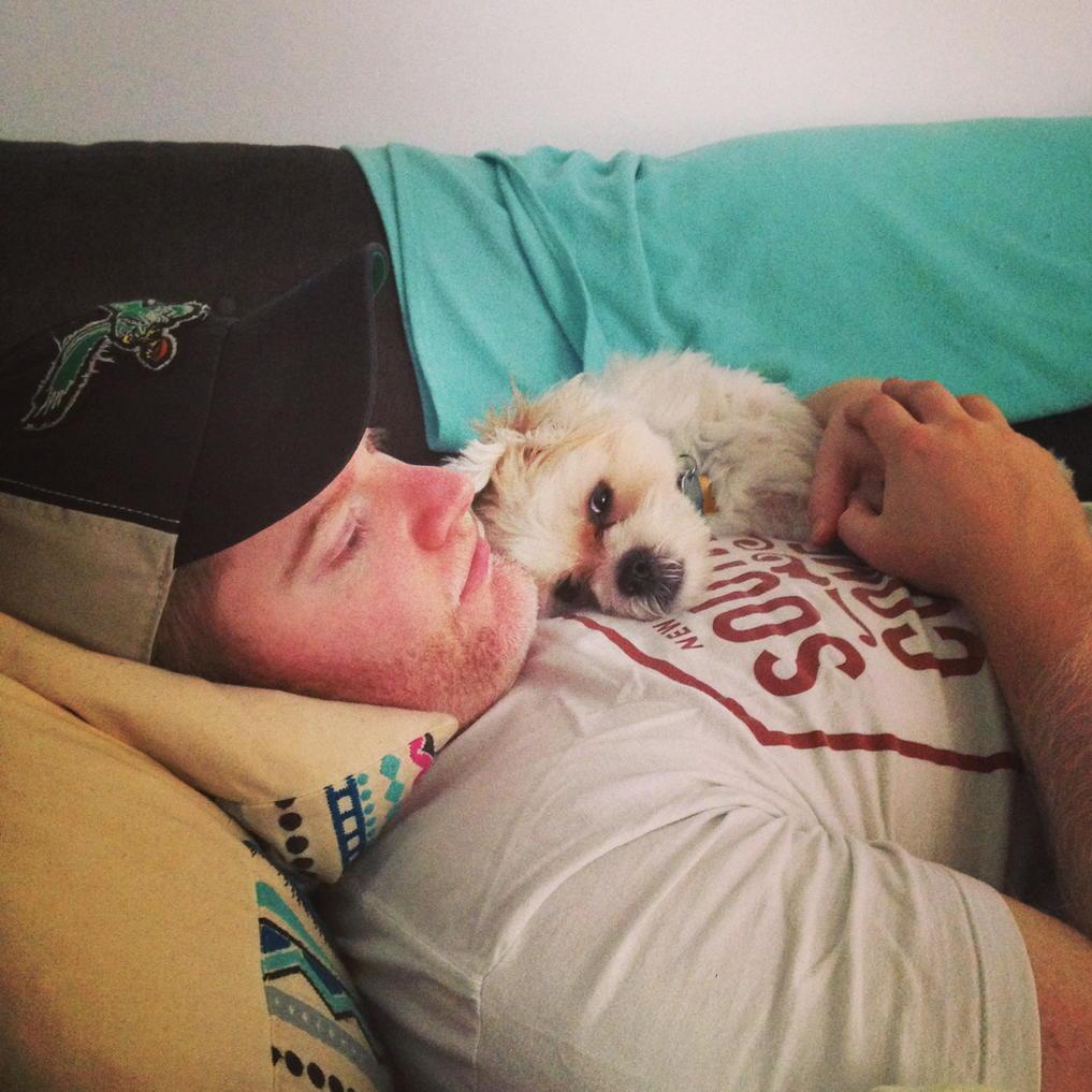FerociousTucker's tweet photo. Happy Father's Day to my pops @cdickson622! Thank you for putting up with my crap - and picking it up too. 😝 💙 http://t.co/R0hSy3UUWG