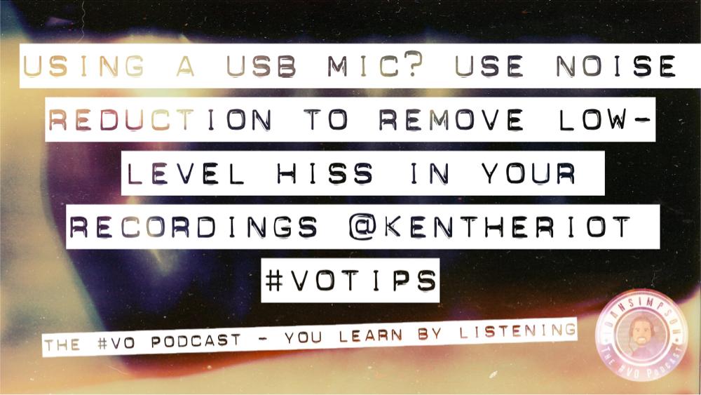TheVOPodcast's tweet photo. Using a USB mic? @kentheriot #VOtips http://t.co/ymedyXJ7aF http://t.co/EeV0AbFuhm