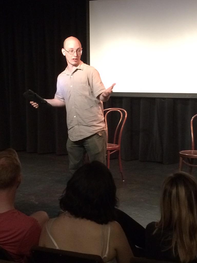 DirectorsGather's tweet photo. @MarkJSwanson on the intersection of Improv Comedy and Theatre at large #DGSalon http://t.co/zLDckwXfuN
