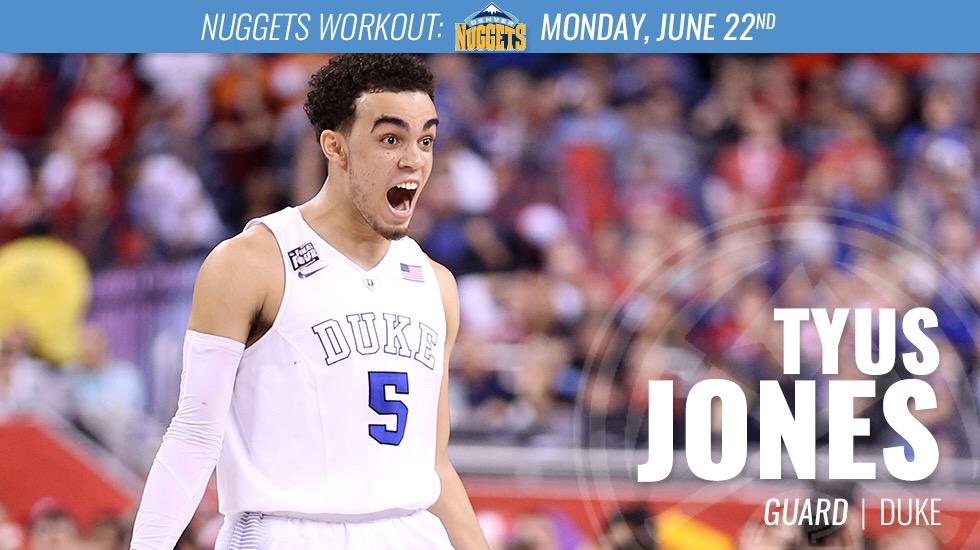nuggets's tweet photo. We're hosting the Final Four's Most Outstanding Player tomorrow!

http://t.co/fDtclHWHpl #Nuggets http://t.co/0iROE9dfBU