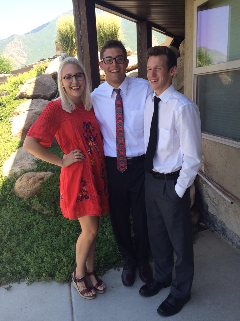 TheSASHband's tweet photo. first we had to send Jonathan back home to Taiwan and now Duncan on his LDS mission. We'll miss you boys 💗 http://t.co/miICYHHJDX