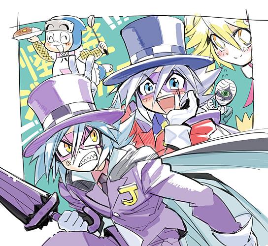 みやこなぎ Nagi Miyako Auf Twitter 今やってるアニメだと怪盗ジョーカーも好きだ っていう絵だったんだけどキングほとんど入らなくてごめん 仮面キャラ や忍者好きに大変やさしいアニメでした あと女の子がめっちゃかわいい とうとう次最終回なのかな 寂しい