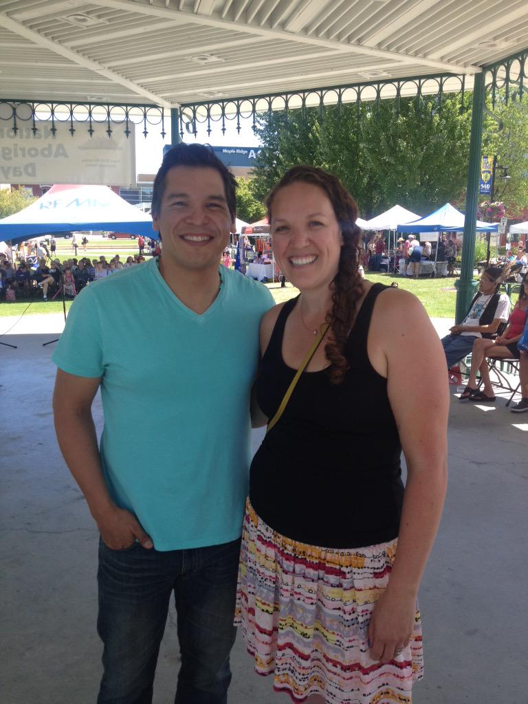 speerssuccess's tweet photo. Excited to meet @ArcandNathaniel in @YourMapleRidge for Aboriginal day #canada #NationalAboriginalDay #heartland http://t.co/NjPDRrXEDU
