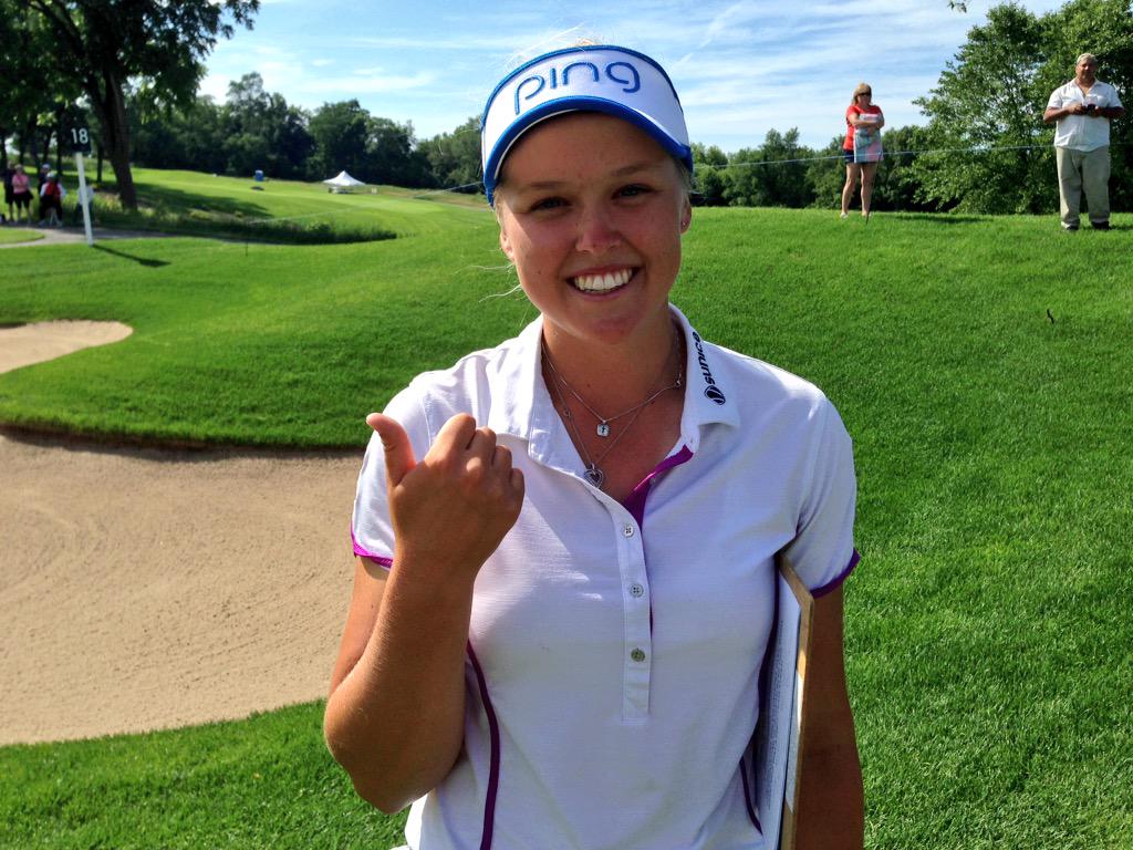 EpsonTour's tweet photo. OFFICIAL: BrookeH_Golf has won the 2015 @fourwindsinvite!! @LPGA http://t.co/1dpb56xPai