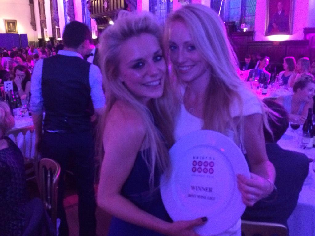 What a day! Best wine list bristol good food awards, ecstatic!