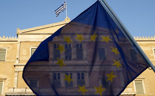 TelegraphNews's tweet photo. Eurozone doomed whether Greece leaves or stays, study shows http://t.co/0wShvgxtdD http://t.co/umFQxUPTJV