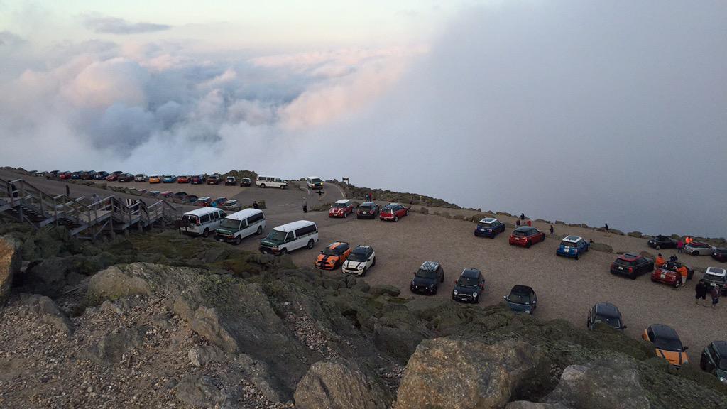 ClubMiniQuebec's tweet image. Club Mini Québec au sommet de Mt Washington #mot2015 #minisontop