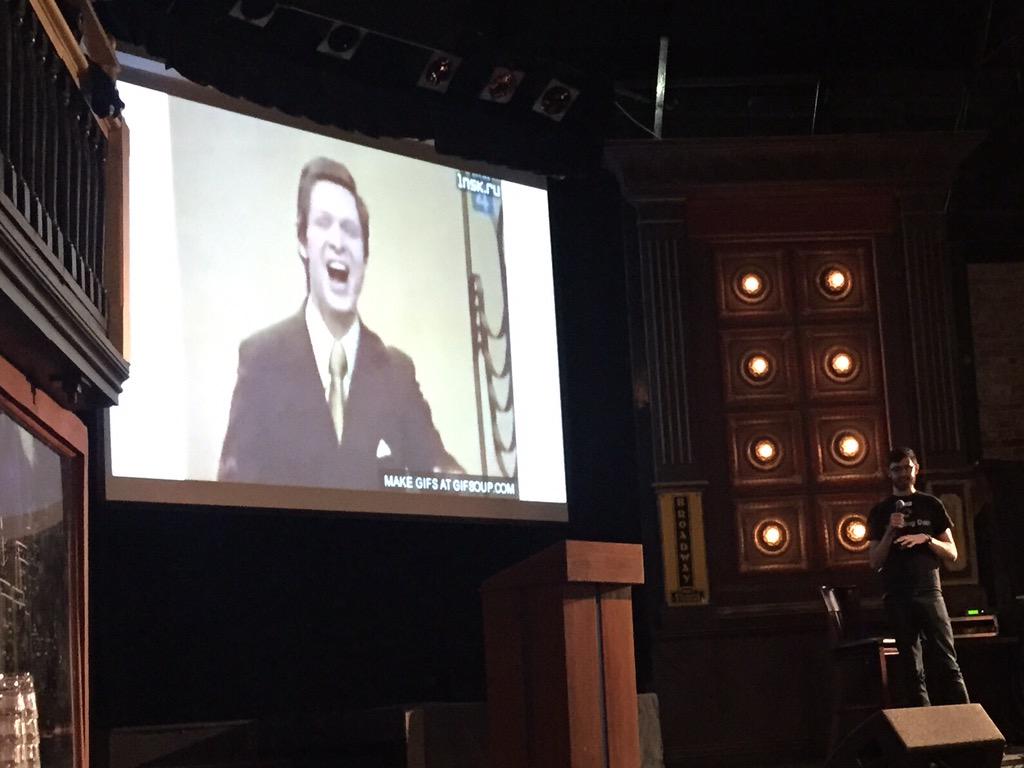 wilsonk0ng's tweet photo. @mxweas trolling Apple Store by SSHing & playing TROLOLOL vids on the computers #ColdBlooded #WWJC2015 @JailbreakCon http://t.co/swNIdJLraz