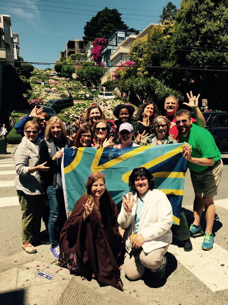 MSimmonsTLC's tweet photo. #deafarteducation De'VIA teachers touring San Francisco! http://t.co/TvcoPgPock