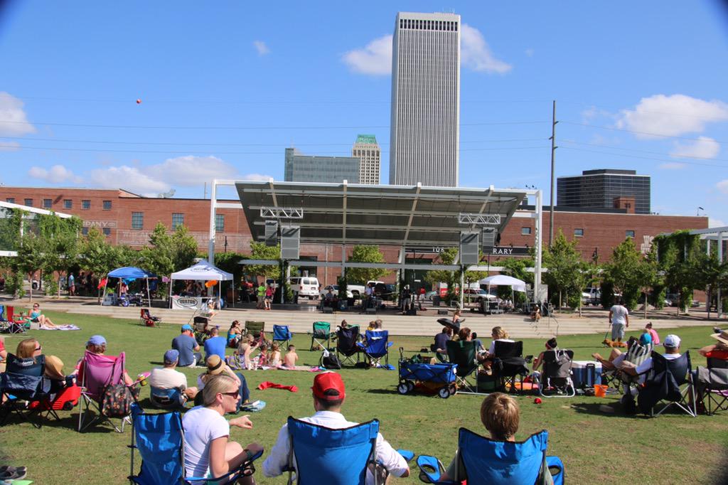 Celebrate the arrival of the #FlameOfHope in #TULSA at 6:30P CST at <a href="/GuthrieGreen/">Guthrie Green</a>. The crowd is ready! <a href="/SOOklahoma/">Special Olympics Oklahoma</a>