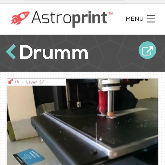 you3Dit's tweet photo. #AMakeADay #172 added our first @astroprint machine to our network...upgrading from @octoprint so far so good! #3dp… http://t.co/6QtR8mzI3c