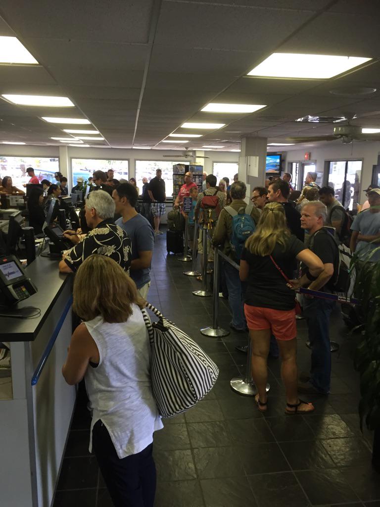 WhiteleyPhoto's tweet photo. Wow!  Never stood in line for a rental car for over 2 hours. @dollarcars ridiculous! http://t.co/Lg1FkUNXlf