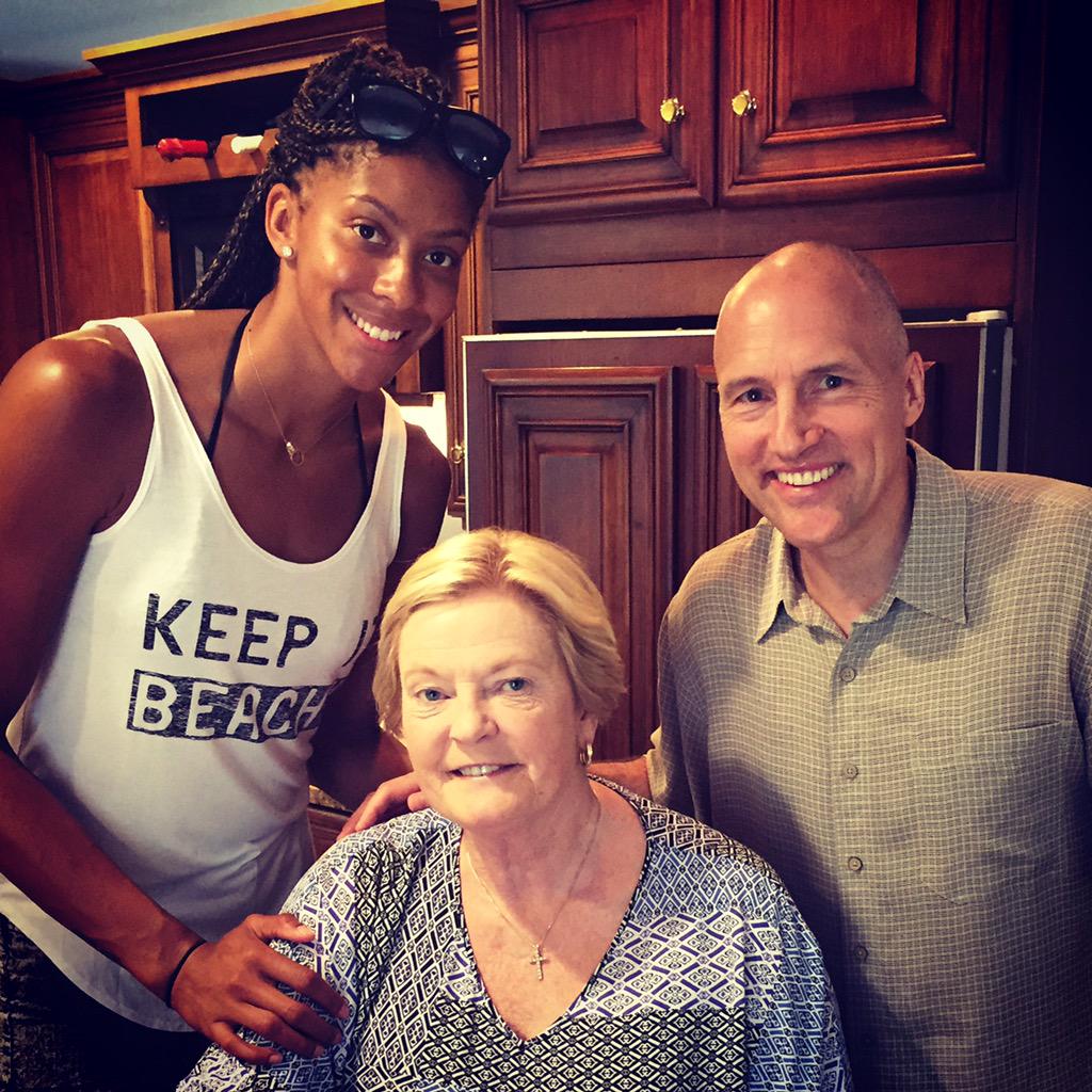 Pat Summitt on Twitter: "Great visit with @Candace_Parker and @Coach