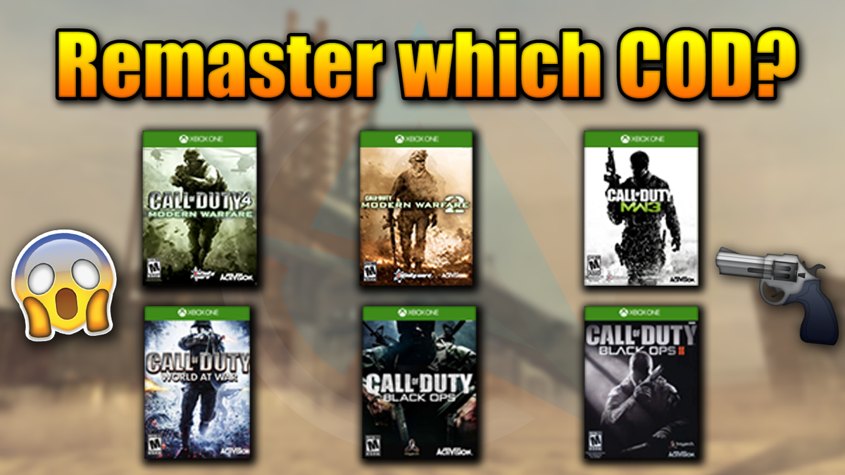 OMGitsAliA's tweet photo. WHICH COD DO YOU WANT TO SEE REMASTERED? 😱😱😱 (MORE INFO: https://t.co/3iXWrwoQrE ) http://t.co/PYxo9cCKTK