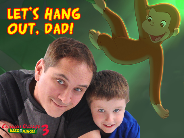 GoCuriousGeorge's tweet photo. Add #CuriousGeorge to your Father’s Day photos w/ his Brand-New Free Photo App: http://t.co/dPDxhTwadt http://t.co/ZHXI4ancK9