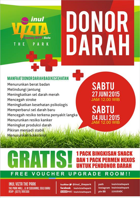 @Rraihanyz 181.Yuk Ikuti“DonorDarah”&amp;dapatkan free voucher cc @budihellofktv  <a href="/inul_thepark/">Inulvizta Thepark</a>