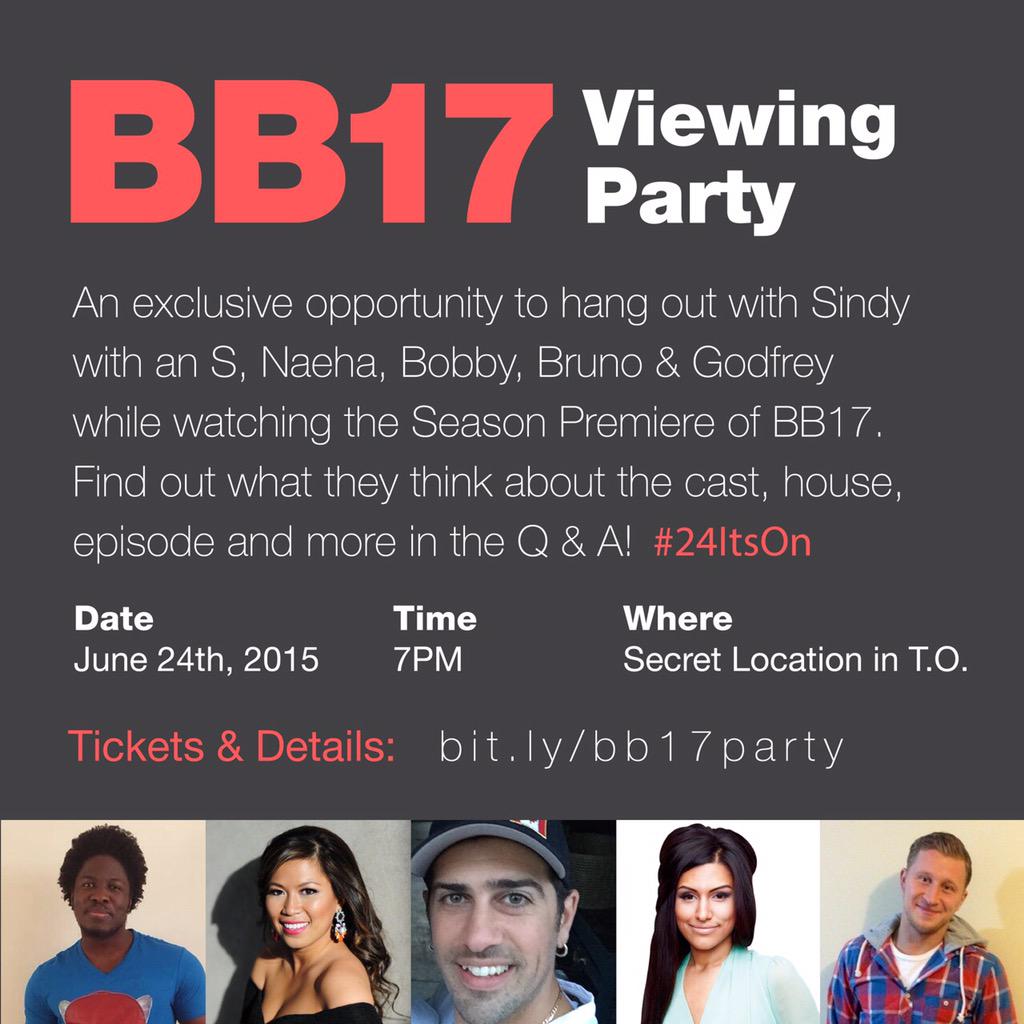 murtzjaffer's tweet photo. .@SindywithanS @NaehaSBBCAN3 @BBCan3Bruno @theladypleaza @bobby_hlad will all be at a M&amp;G in Toronto this Wednesday http://t.co/4gZQOWzDaN