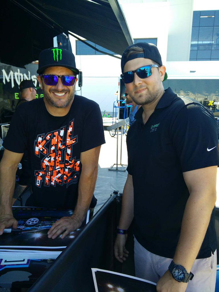 MattFillups's tweet image. Awesome getting to meet Mr. Ken Block at the @RedBullGRC event today.