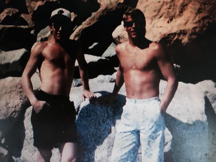 xoxooo_sol's tweet photo. happy Father's Day to my dad (left) and @SeanMally14 dad (right). chiseled vets. 1987 http://t.co/rEFqWaAHQl