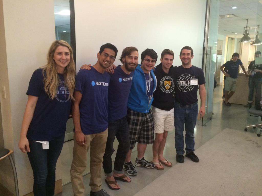 awwwjessie's tweet image. Congrats to @HackTheNorth who took home the grand prize at #a16zbattle! Awesome job to all the hackers this weekend!