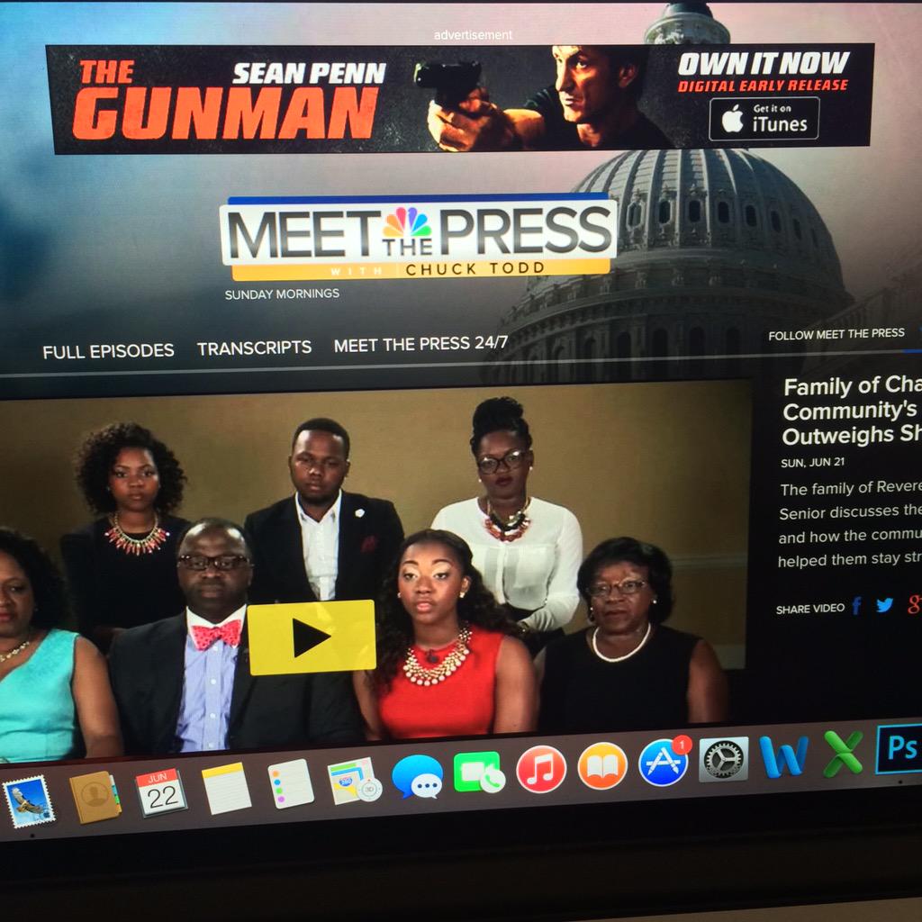 Hmm wonder who runs the adverts at <a href="/meetthepress/">Meet the Press</a> Might want to change out the ads #MeetThePress #CharlestonShooting