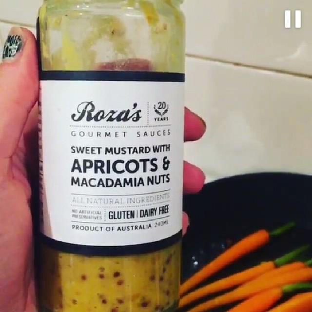 rozasgourmet's tweet photo. How exciting! @treganborg posted this great little video recipe using our Sweet Mustard with Apricots &amp; Macadamia N… http://t.co/qd8OjVsQxR