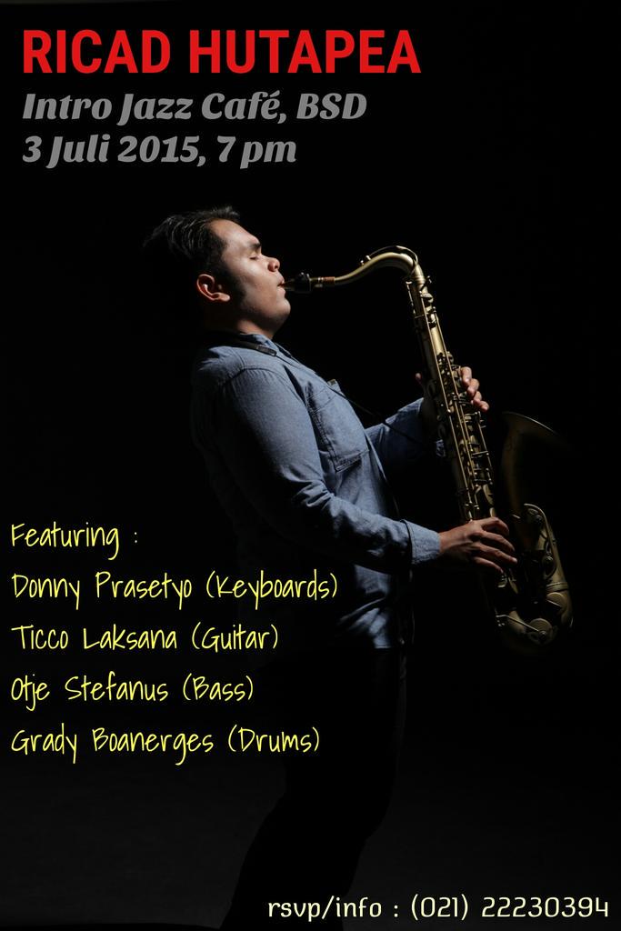 Mark your calendar! Cc: <a href="/IntroJazzBistro/">Intro Jazz</a> <a href="/donny_piano/">donny prasetyo</a> <a href="/TiccoLaksana/">Ticco Laksana</a> <a href="/gradyboanerges/">grady boanerges</a> <a href="/OtjeStefanus/">bassistkurus</a>