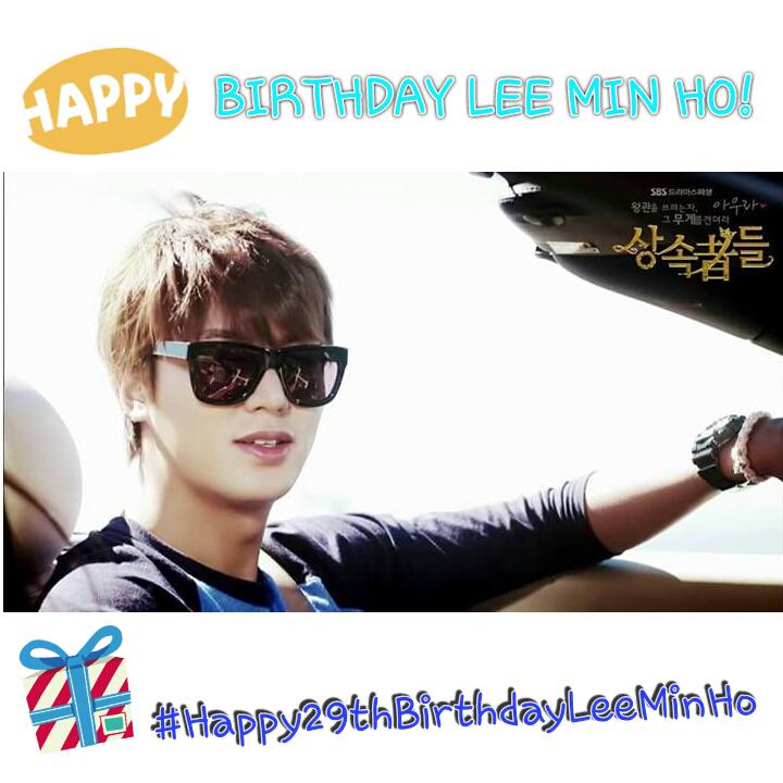 RT\" Happy Birthday Lee Min Ho.. 