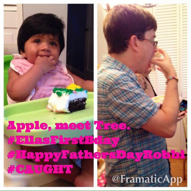 raymondjlee's tweet photo. #CAUGHT #BabysFirstBday #HappyFathersDay http://t.co/rzOriuhZkC