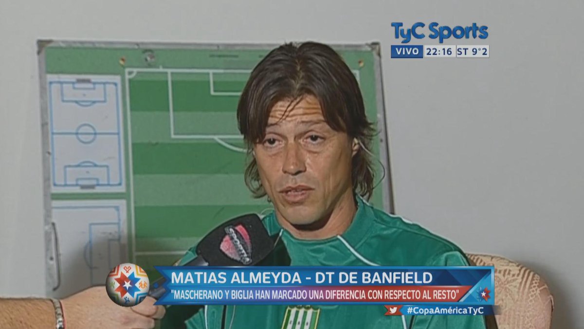 "Mascherano puede jugar hasta de arquero", Matías Almeyda opinó sobre el 5 de la Selección: bit.ly/1Bw3u34