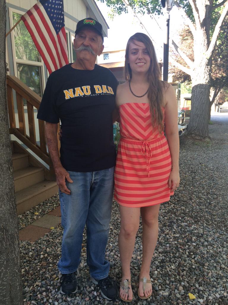 heoneyology's tweet photo. My dad loves his new shirt π #NAUdad @NAU http://t.co/dcw08p2cZT