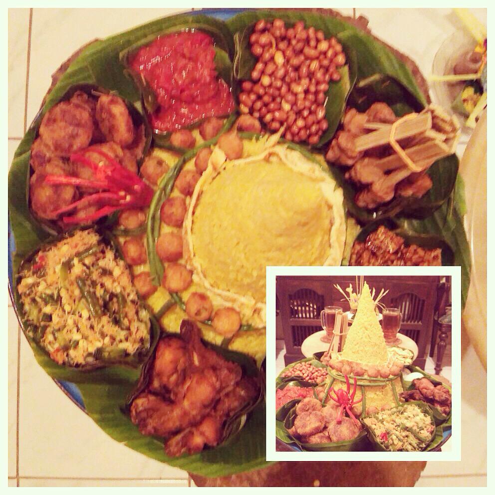 Nasi kuning home made by Mama Mas. #latepost #wiyosanRM #21juni2015 #happyfather'sday