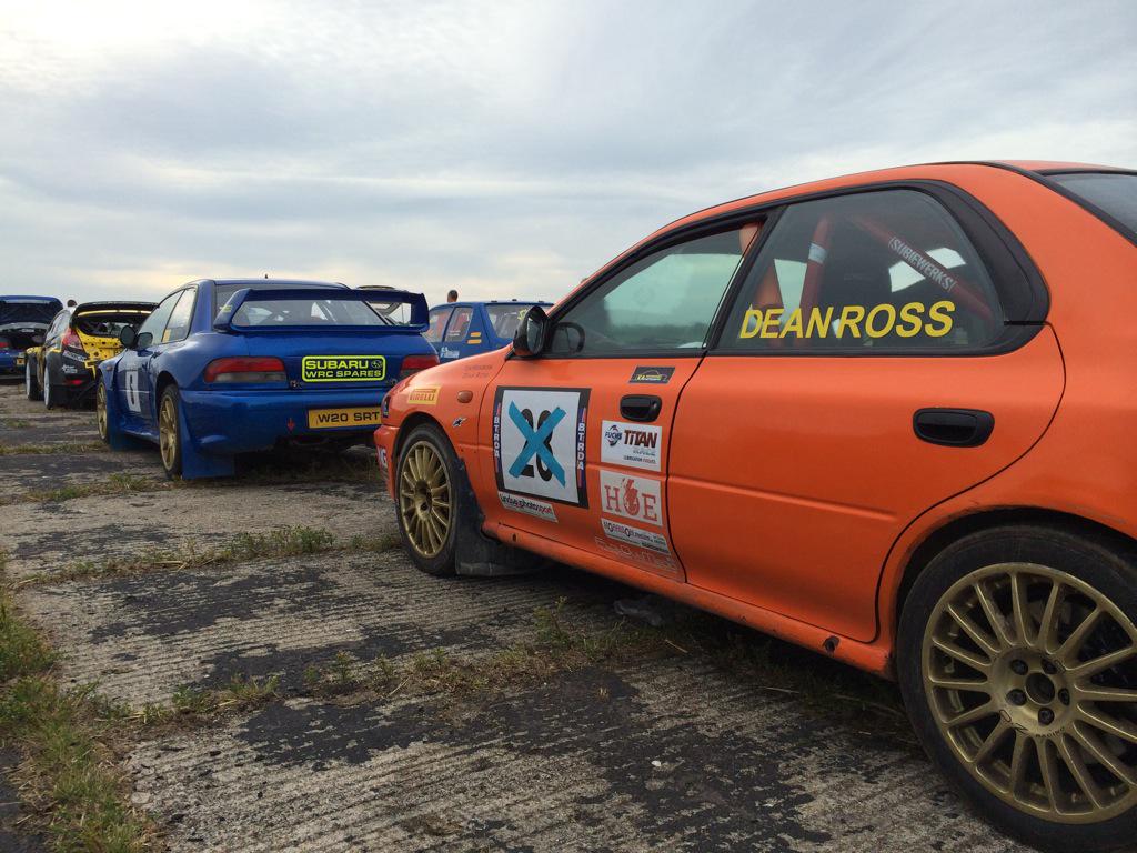 DeanRossRALLYIN's tweet photo. #lastphoto @bbcr1 Ruined my 30 miles in my rally car yesterday racing with no window!!! Who needs air conditioning!!? http://t.co/9iIoT0N3C5