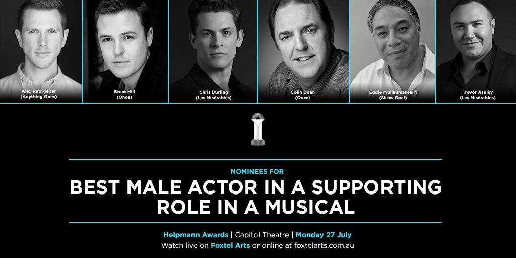 (2/2) Colin Dean (<a href="/OnceMusicalAu/">Once Musical Au</a>) Eddie Muliaumaseali'i (Show Boat) <a href="/Trevor_Ashley/">Trevor Ashley</a> (<a href="/LesMisOz/">Les Mis Australia</a>) #Helpmanns