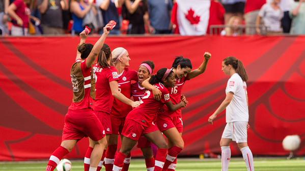Quarter-finals here we come! #CAN beats #SWI 1-0 at #FIFAWWC to advance to next round. ow.ly/OBR5m #canWNT