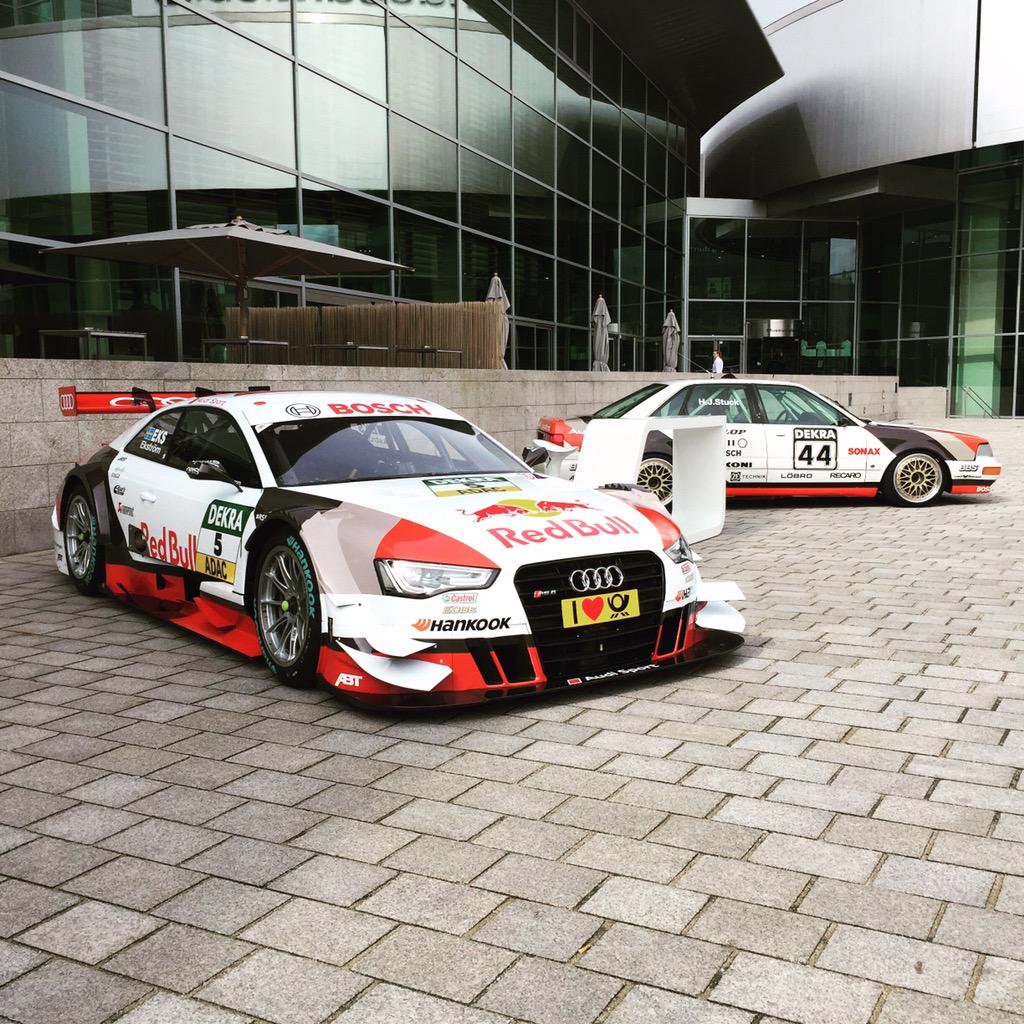 AudiOfficial's tweet photo. Power monday at #audiforum #ingolstadt. // @DTM @mattiasekstroem #dtm http://t.co/IkkFYhNBbC