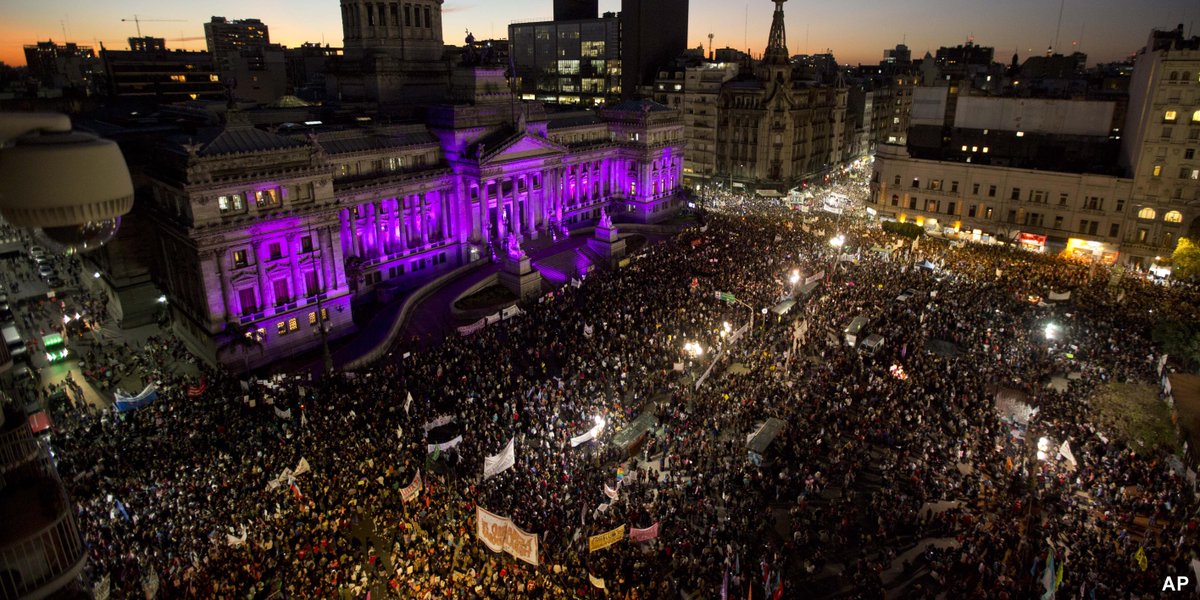 BBCWorld's tweet photo. How the murder of a 14-year-old girl is inspiring women in Argentina to hit back at violence http://t.co/KO2kMC7n0u http://t.co/KWyMNssQmV